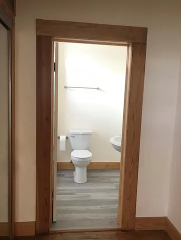 a kitchen with a stove and a sink