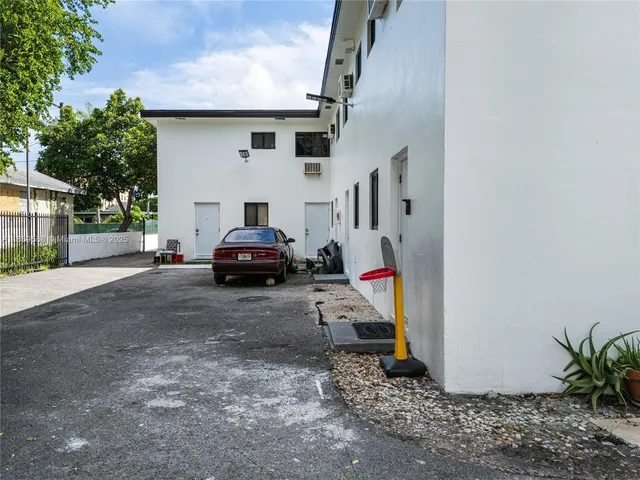 a car parked in front of house