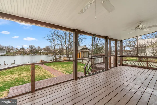 a view of a lake and outdoor space