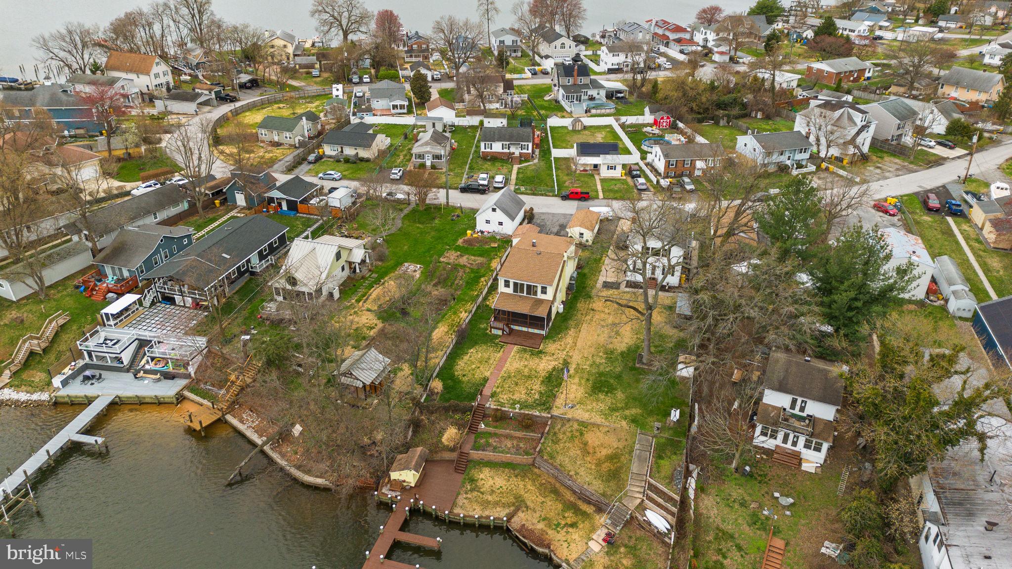 452 Carvel Beach Road Carvel Beach, MD 21226 - Photo 64 of 71 an aerial view of residential houses with outdoor space