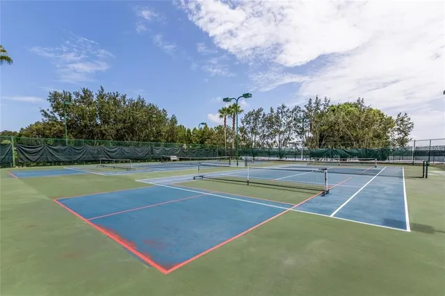 a view of a tennis court