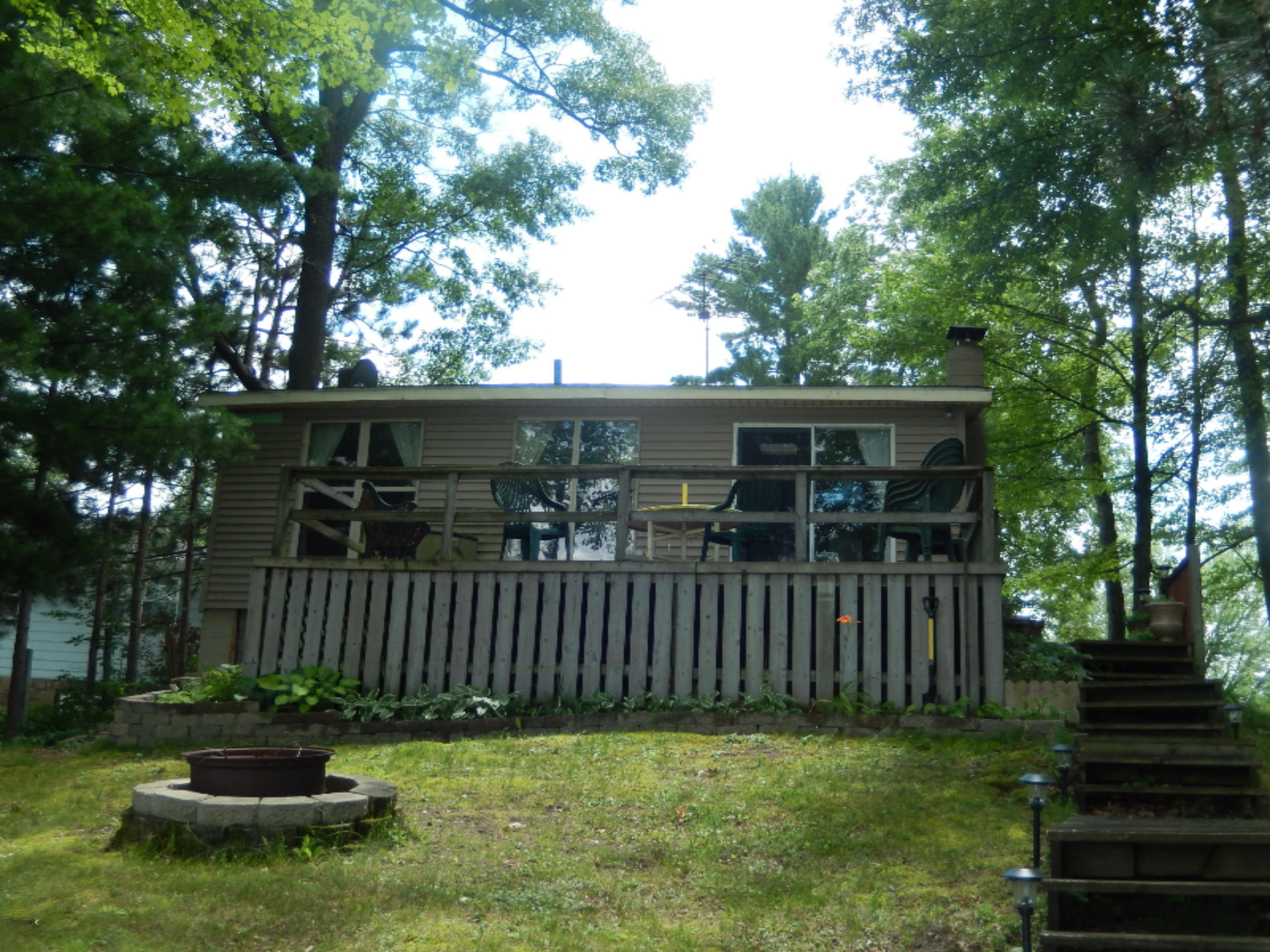 7482 Taft Road Mecosta, MI 49332 - Photo 5 of 16 Lake side of house