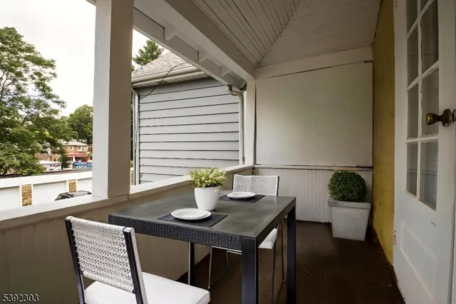 a view of a outdoor seating area