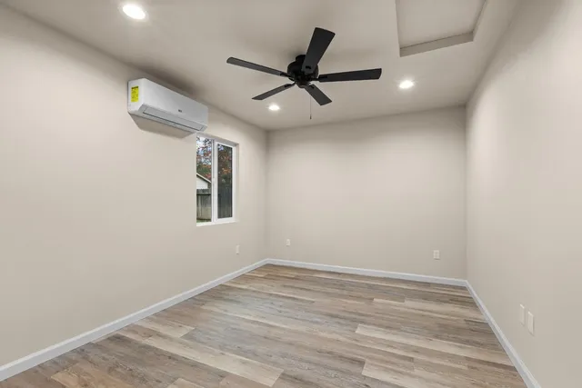 wooden floor in an empty room