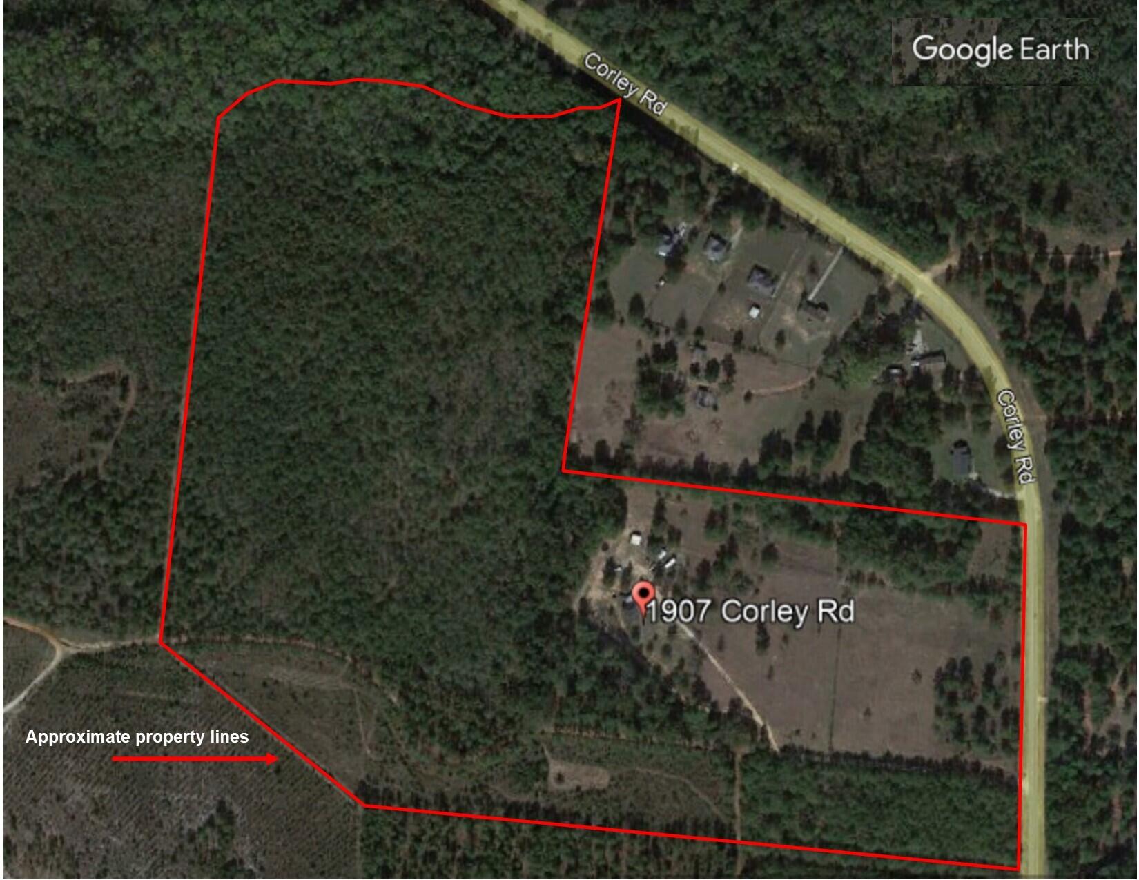 1907 Corley Road Hephzibah, GA 30815 - Photo 3 of 45 Property lines_1907 Corley Road