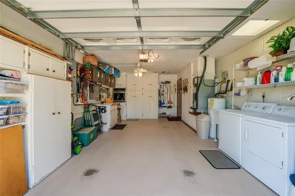 a view of storage and utility room