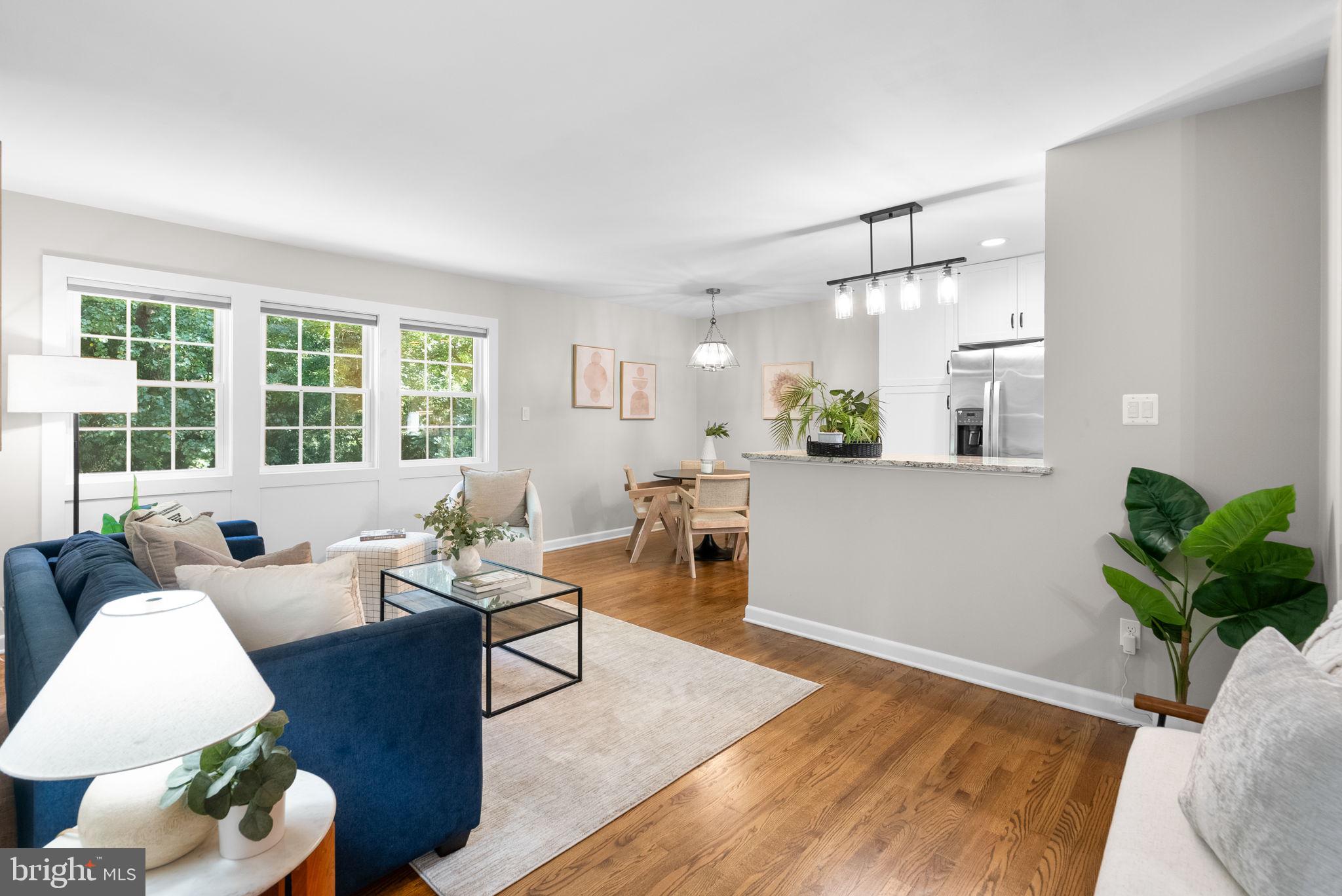 9907 Big Rock Road Silver Spring, MD 20901 - Photo 5 of 45 a living room with furniture and a potted plant