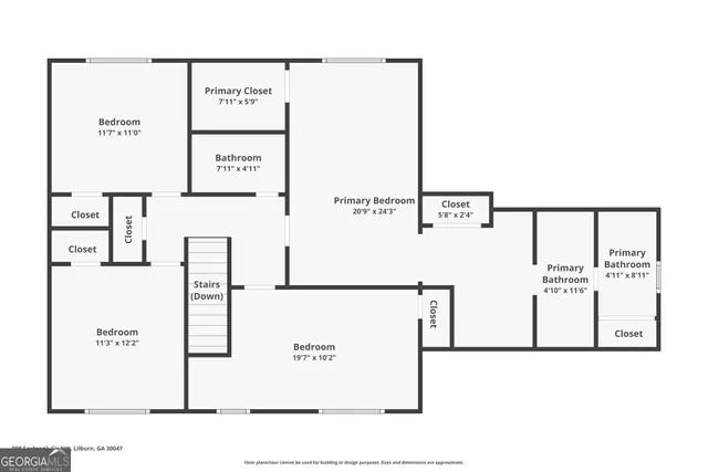 $2,450 | 908 Saybrook Circle Northwest, Lilburn, GA 30047