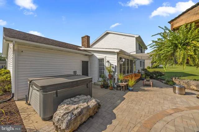 a view of a city with mountains in the background