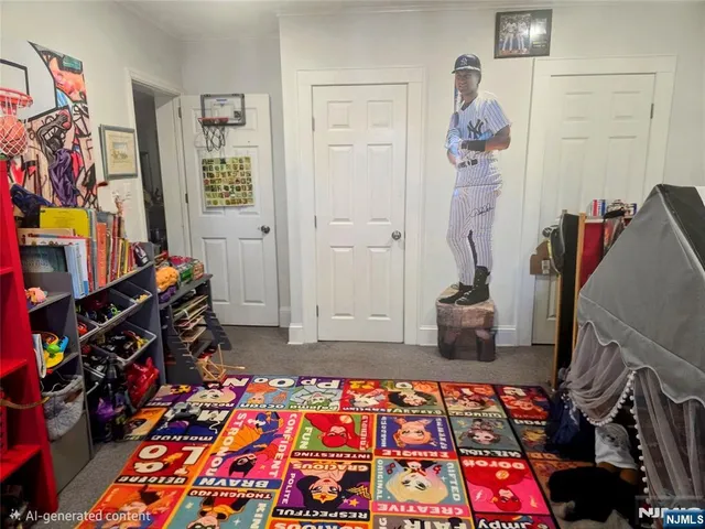 a room with toys and storage