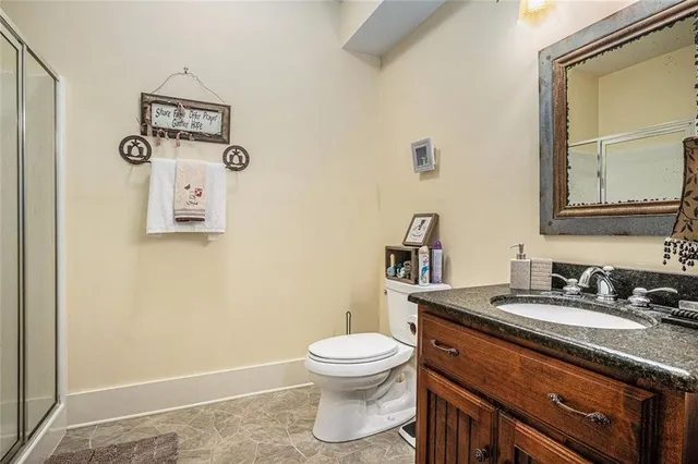 a view of a storage with a bike