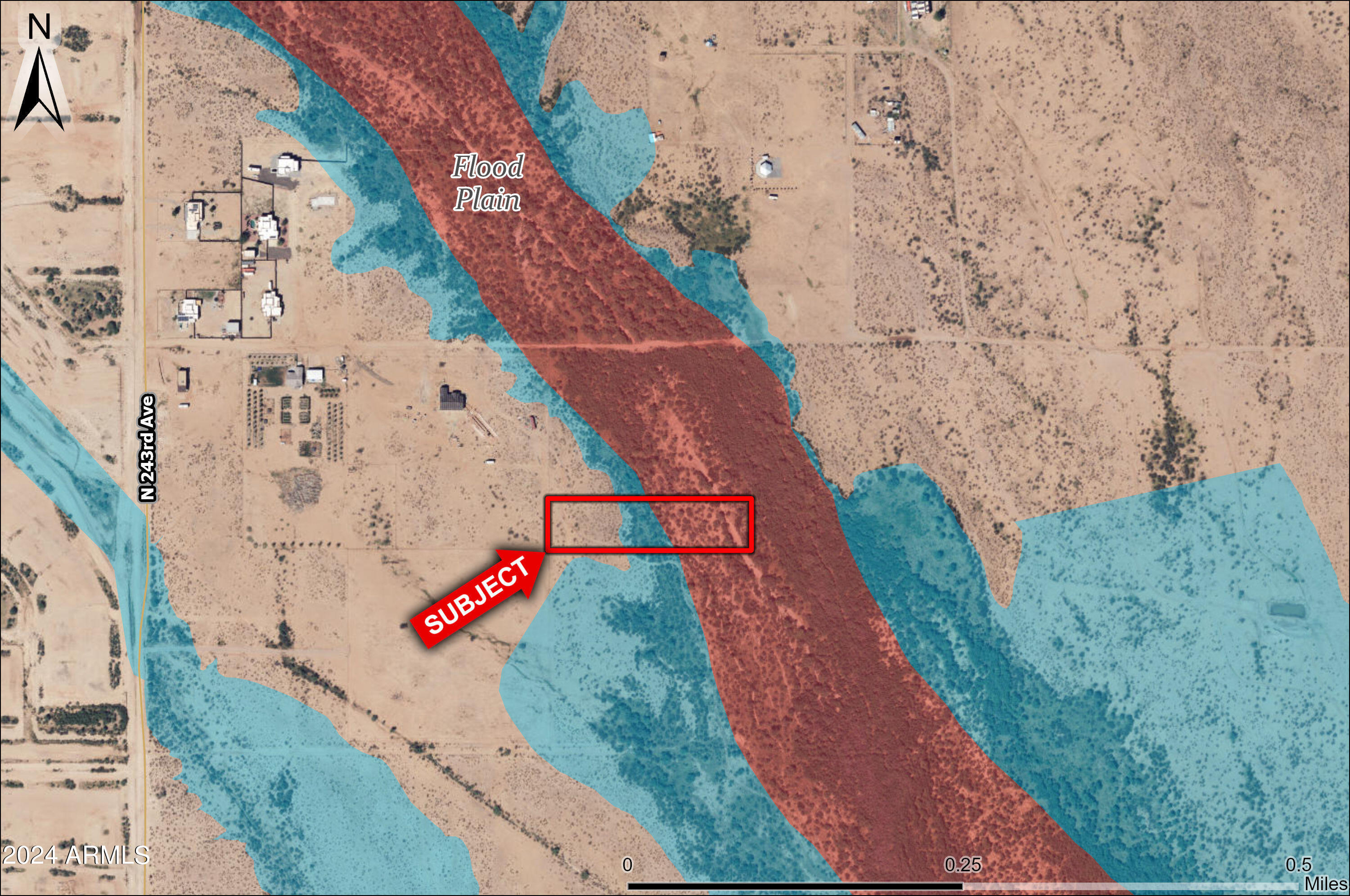 0 West Radford Road, Unit 2 Wittmann, AZ 85361 - Photo 4 of 5 Floodplain (002) lot 2