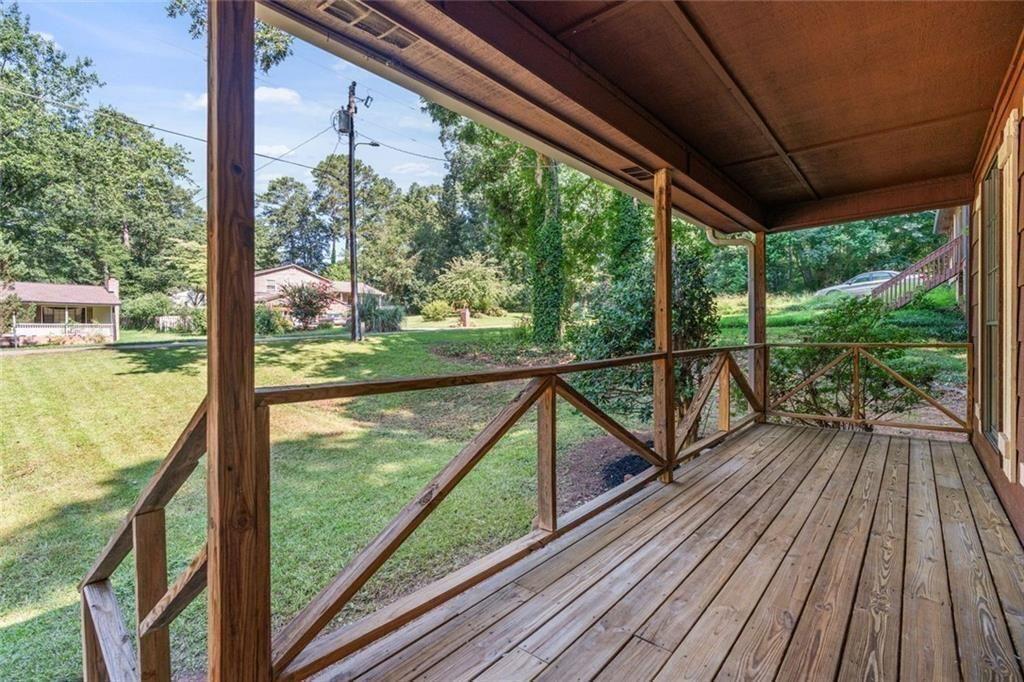 4534 Tifton Court Powder Springs, GA 30127 - Photo 20 of 23 a view of balcony with wooden floor