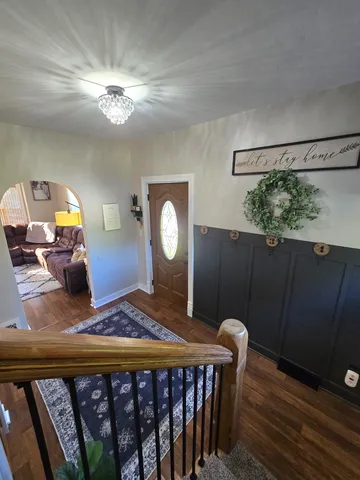 a view of car garage