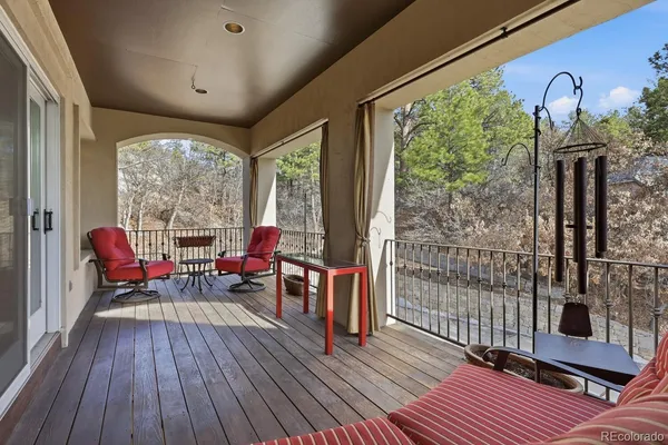 a house view with a seating space and sitting space