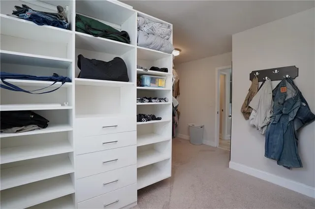 a view of walk in closet
