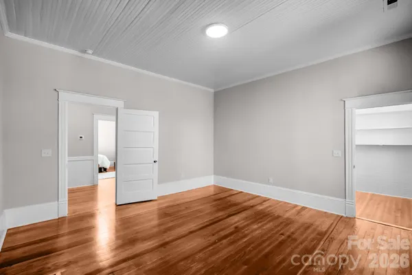 wooden floor in an empty room