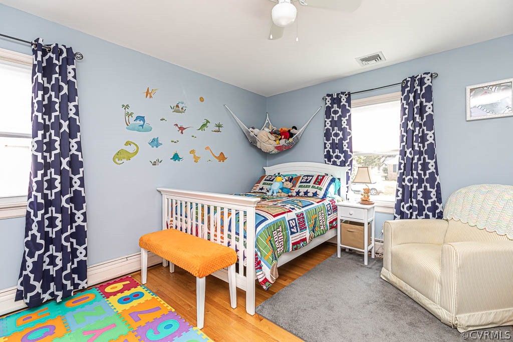 8202 Cardova Road Richmond, VA 23227 - Photo 33 of 48 BEDROOM W/ HW FLOOR, CEILING FAN