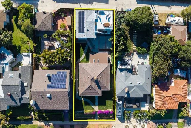 a view of city and ocean