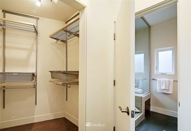 a view of walk in closet