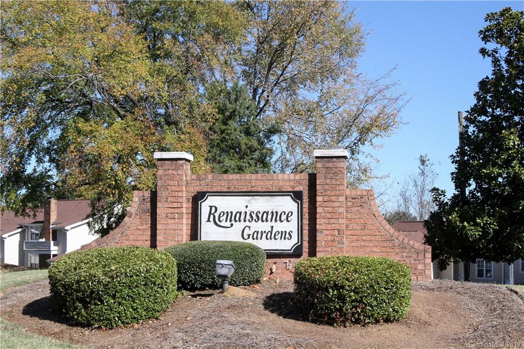 7825 Renaissance Court, Unit B Charlotte, NC 28226 - Photo 21 of 21 a sign board with a tree in front of it