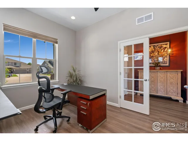a room with furniture and window