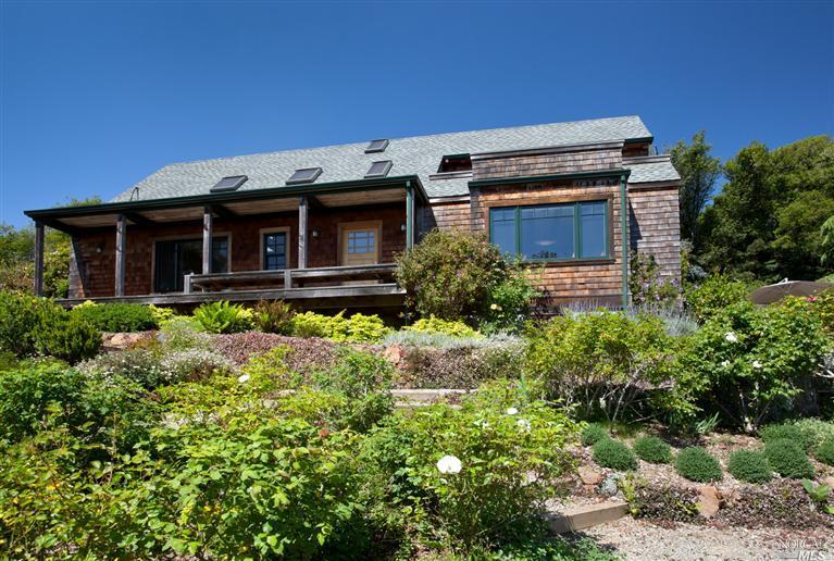 61 Dover Road Inverness, CA 94937 - Photo 1 of 1 Front view of home and landscaping along path