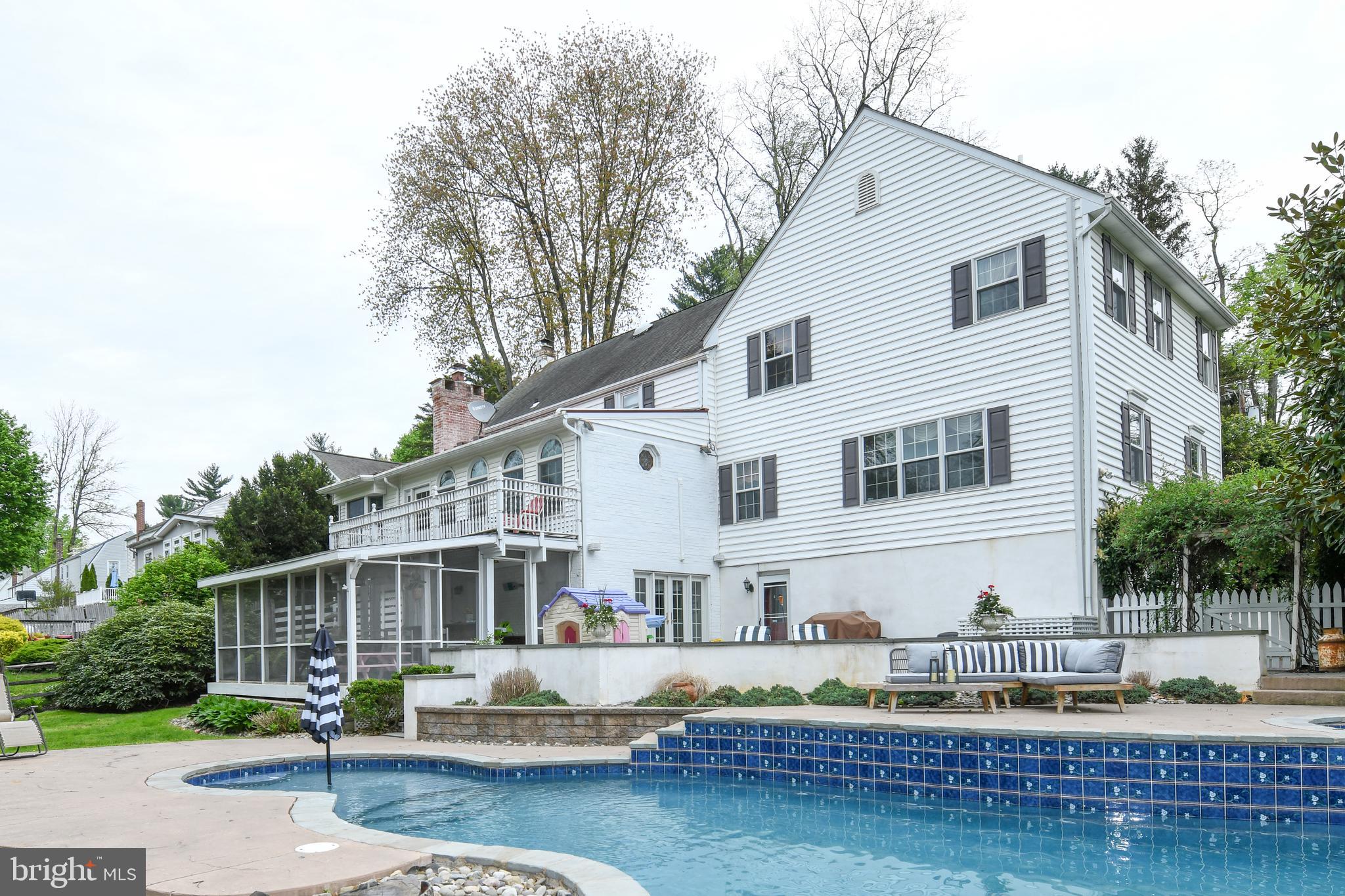 2488 Pine Road Huntingdon Valley, PA 19006 - Photo 47 of 56 Exterior Back/inground Pool