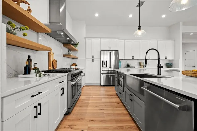 a view of a small space