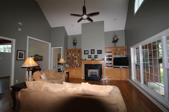 87 Oak Hollow Road Manchester, TN 37355 - Photo 4 of 18 Fireplace with gas logs and custom built-ins.