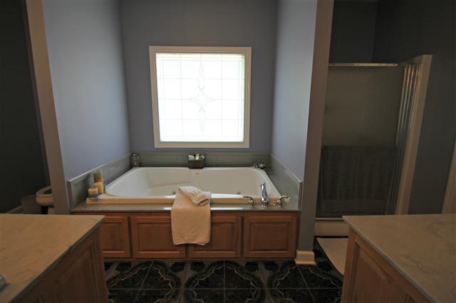 87 Oak Hollow Road Manchester, TN 37355 - Photo 10 of 18 Master bath includes whirlpool tub, double vanities, stand-up shower and 2nd large 10x6 walk-in closet.