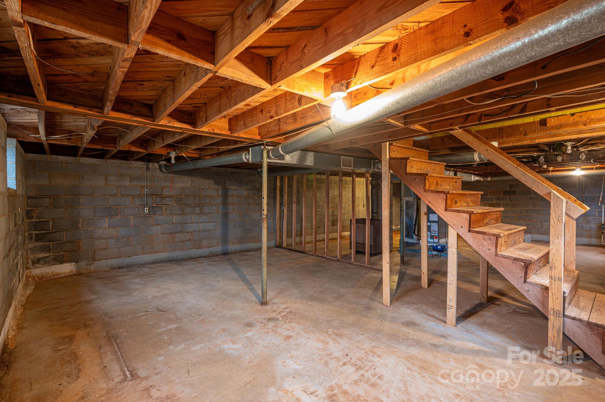 6331 Smith Road Vale, NC 28168 - Photo 25 of 33 a view of an empty room with wooden walls