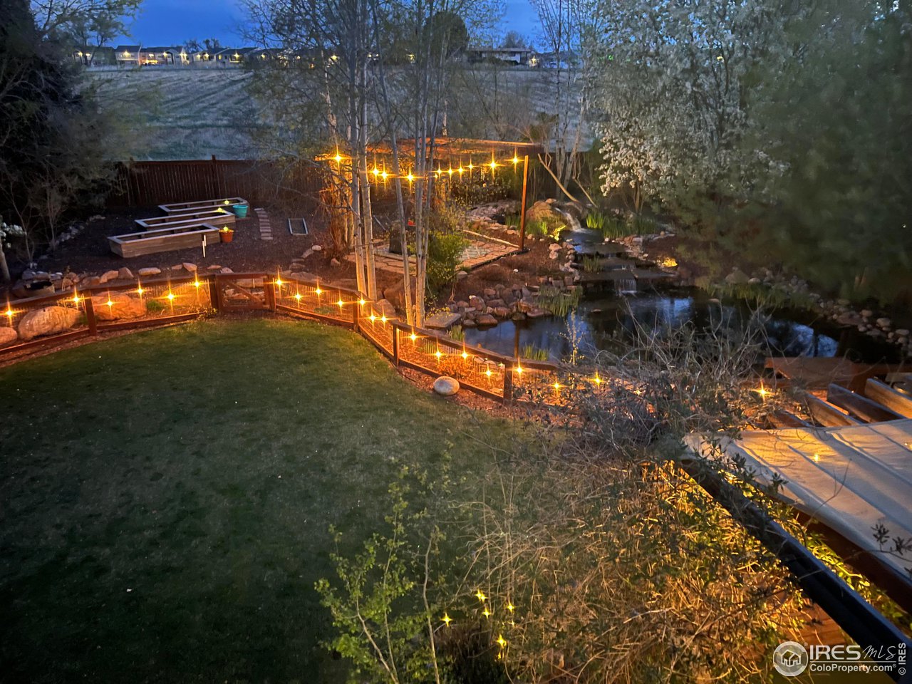 7204 West 23rd Road Greeley, CO 80634 - Photo 27 of 27 Lights throughout the Backyard