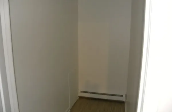 a small space with a sink