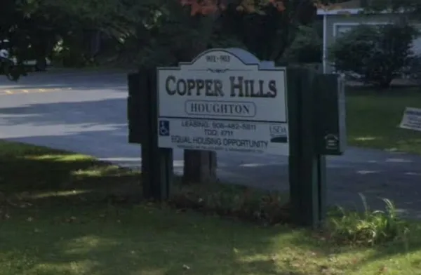 a view of a street sign