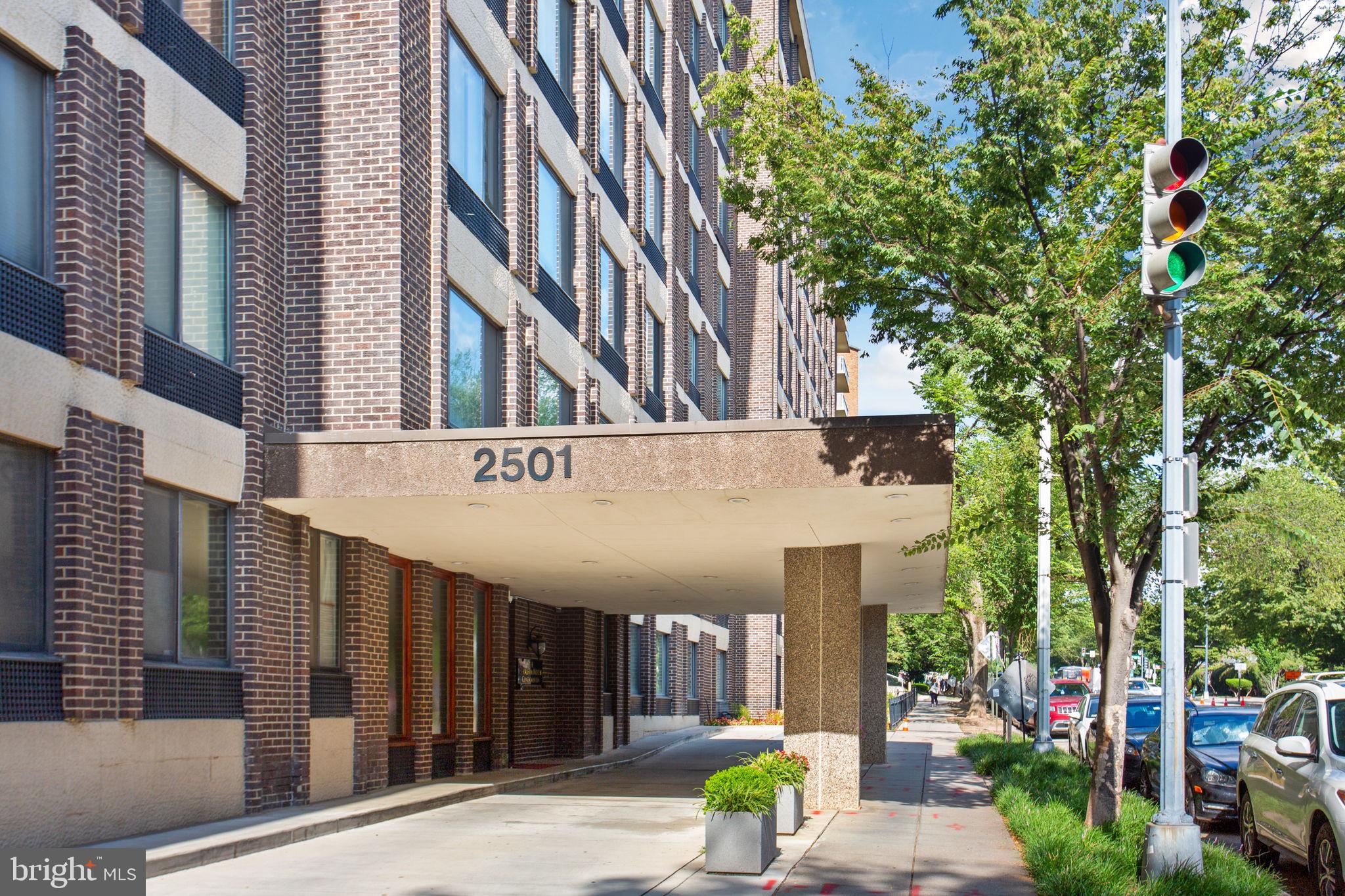 2501 Calvert Street Northwest, Unit 802 Washington, DC 20008 - Photo 2 of 20 a front view of a building with street view