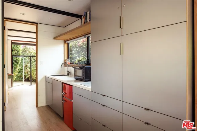 a very nice looking room with a large window