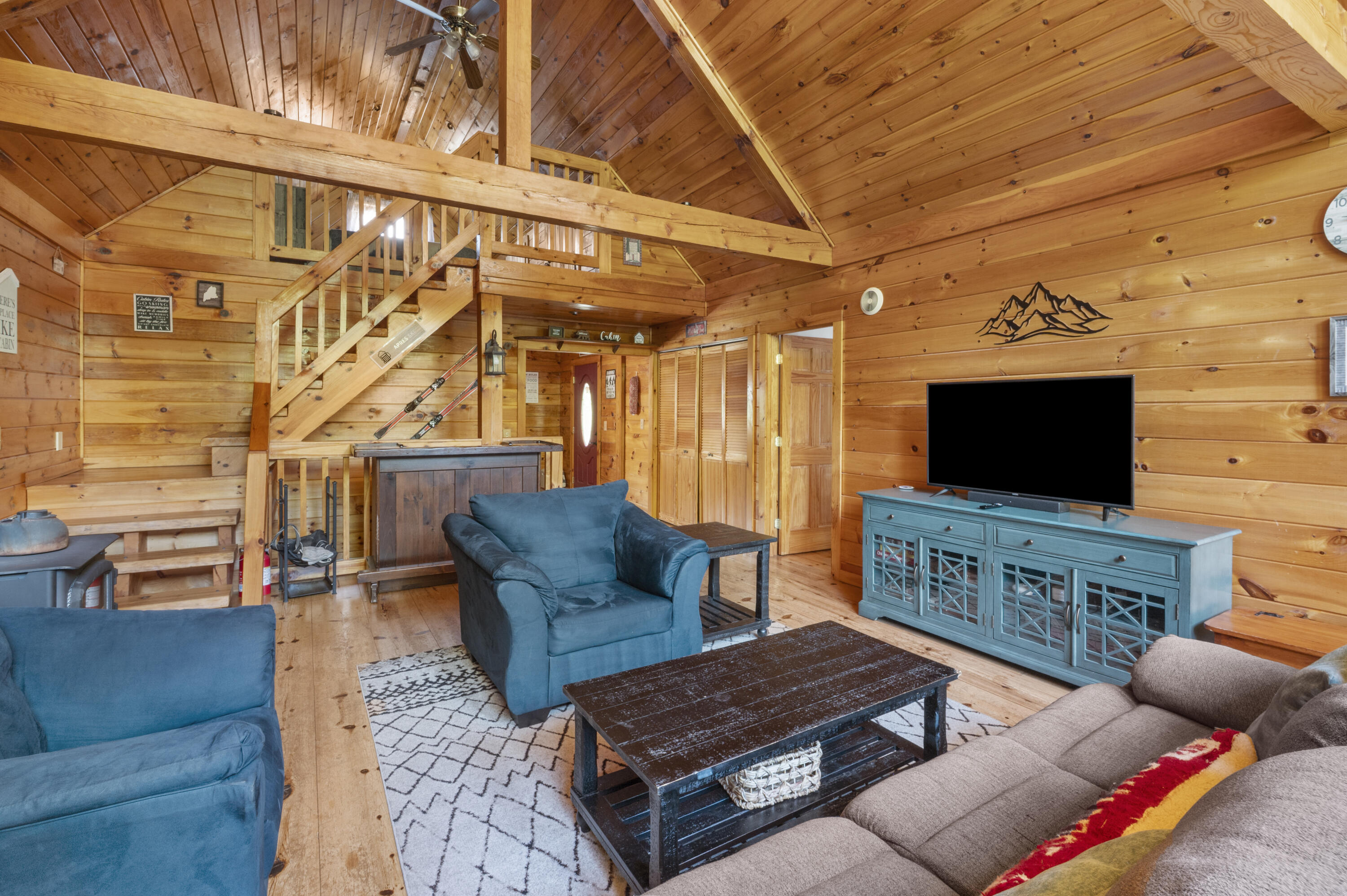 337 Union Hill Road Stow, ME 04037 - Photo 11 of 48 337 Union Hill - Living Room 4 with Stai