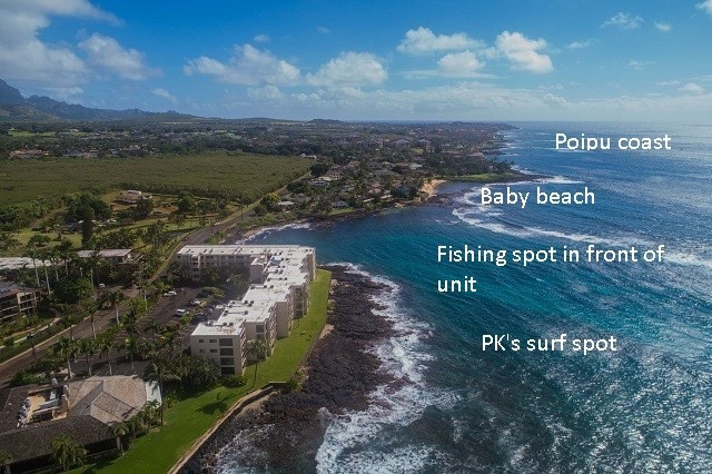 5050 Lawai Road, Unit 101 Koloa, HI 96756 - Photo 5 of 24 a view of a street with an ocean view