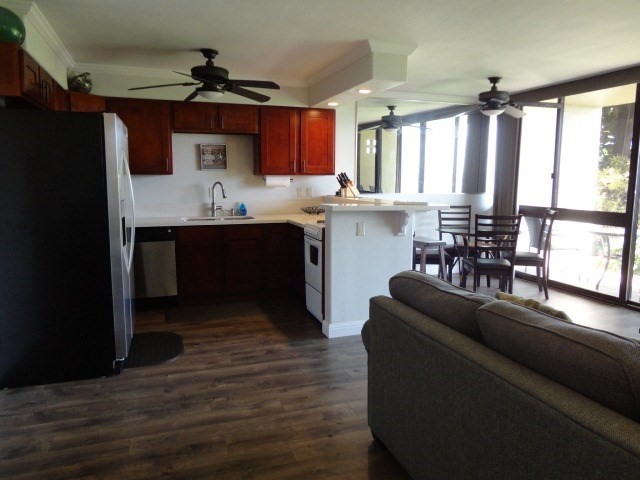 5050 Lawai Road, Unit 101 Koloa, HI 96756 - Photo 10 of 24 a kitchen with granite countertop lots of counter top space