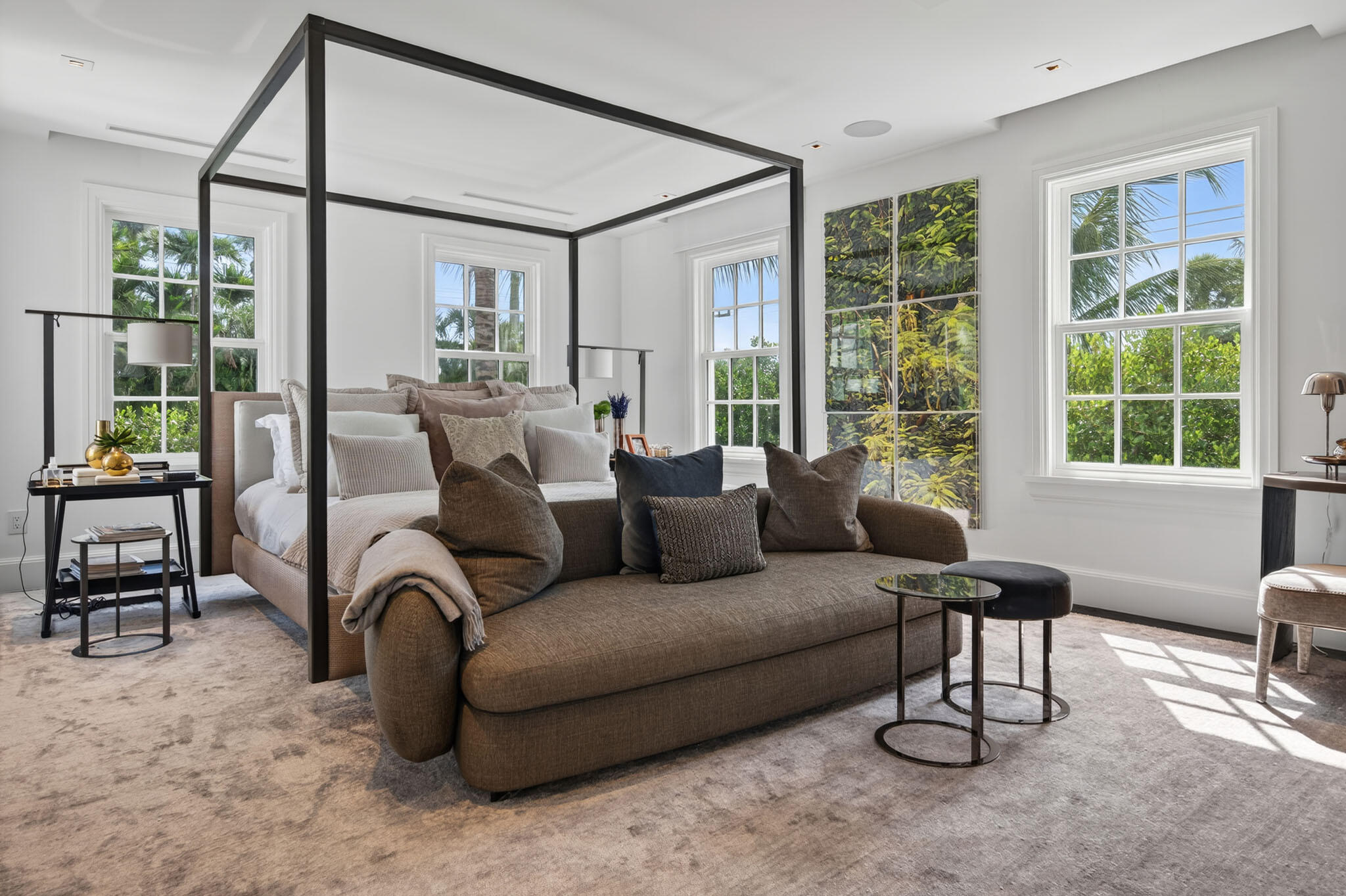 142 South County Road Palm Beach, FL 33480 - Photo 18 of 31 a living room with furniture and a large window