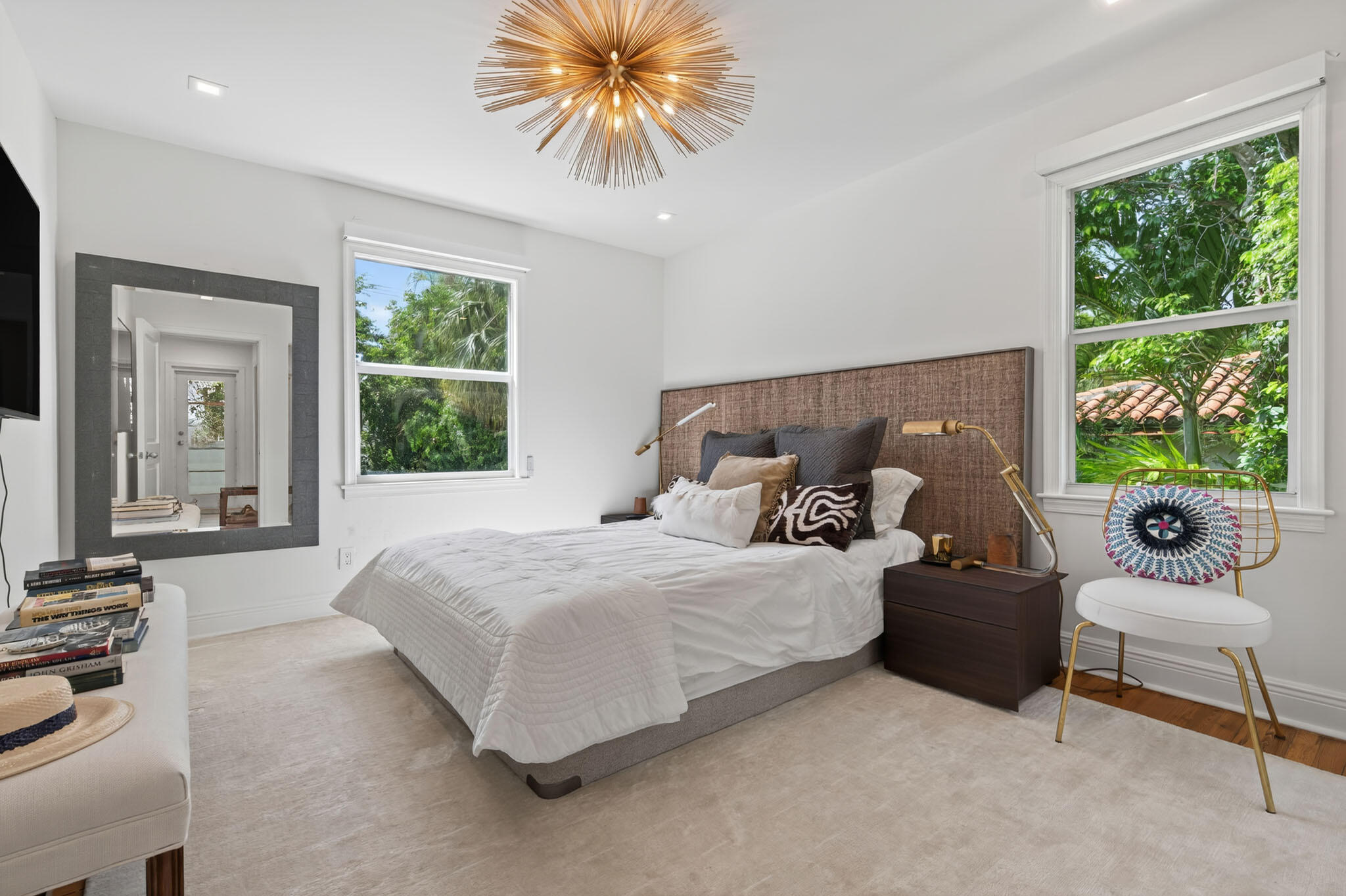 142 South County Road Palm Beach, FL 33480 - Photo 30 of 31 a bedroom with a bed and a window