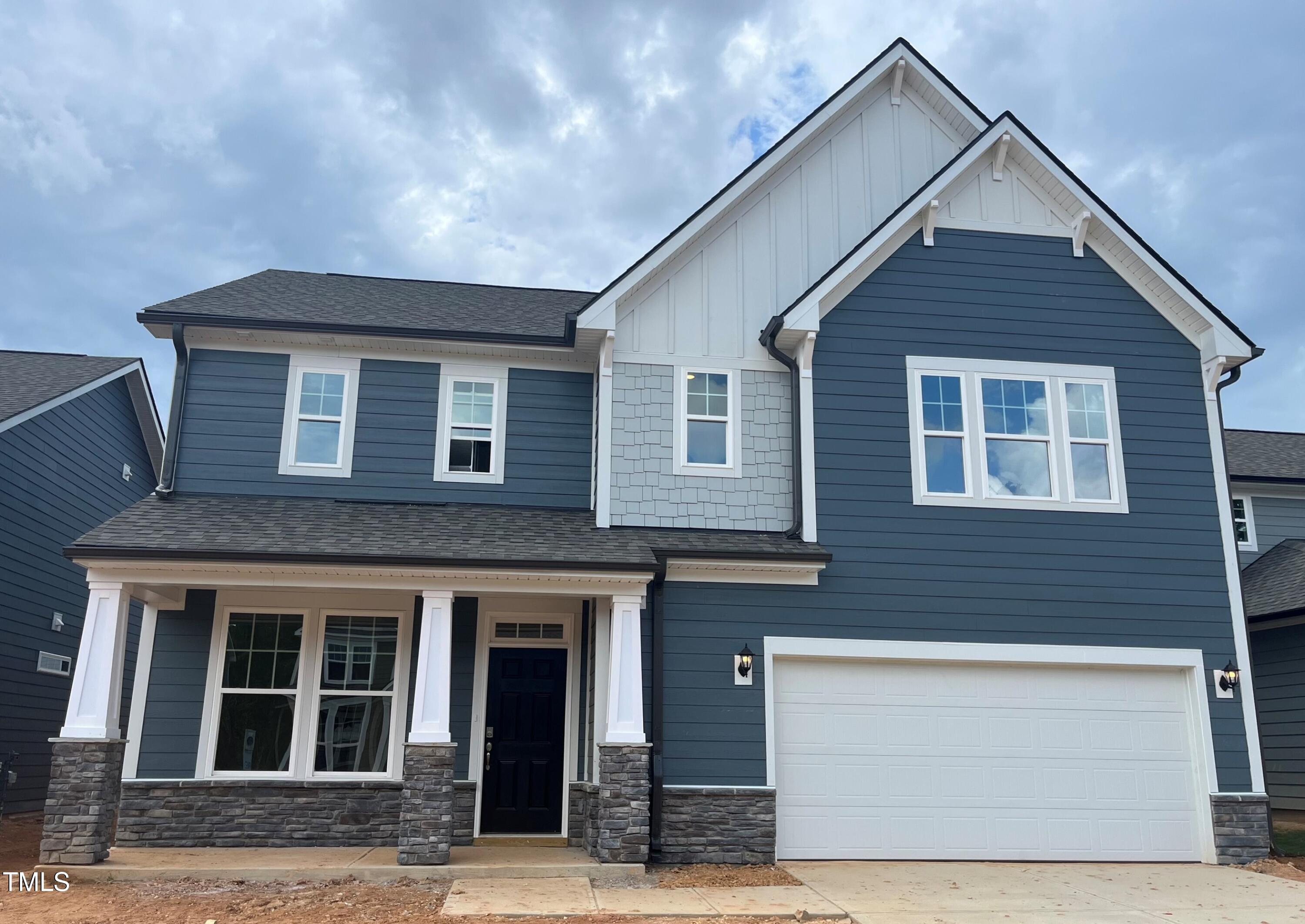 a front view of a house with entrance