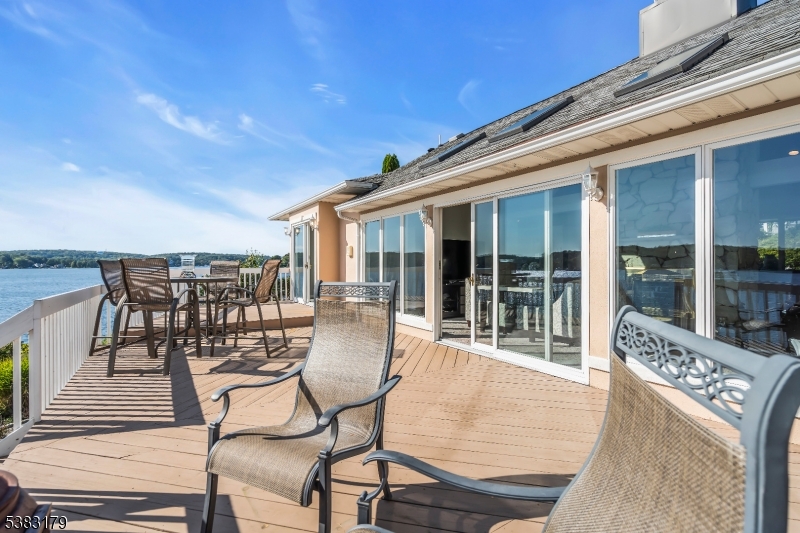 11 Bass Rock Road Hopatcong, NJ 07843 - Photo 33 of 50 a view of a chairs and table in the terrace