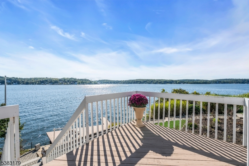 11 Bass Rock Road Hopatcong, NJ 07843 - Photo 35 of 50 a terrace with a lake view
