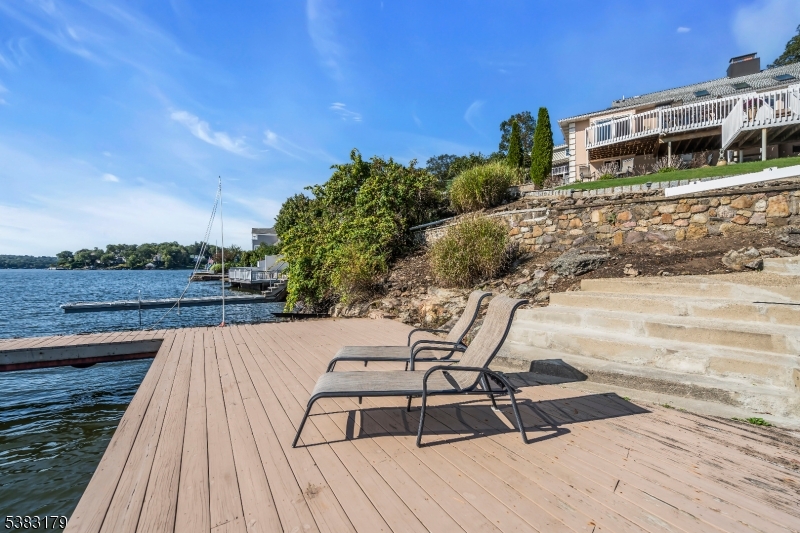11 Bass Rock Road Hopatcong, NJ 07843 - Photo 40 of 50 a view of balcony with wooden floor and outdoor space