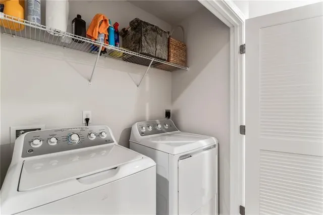 a backyard of a house