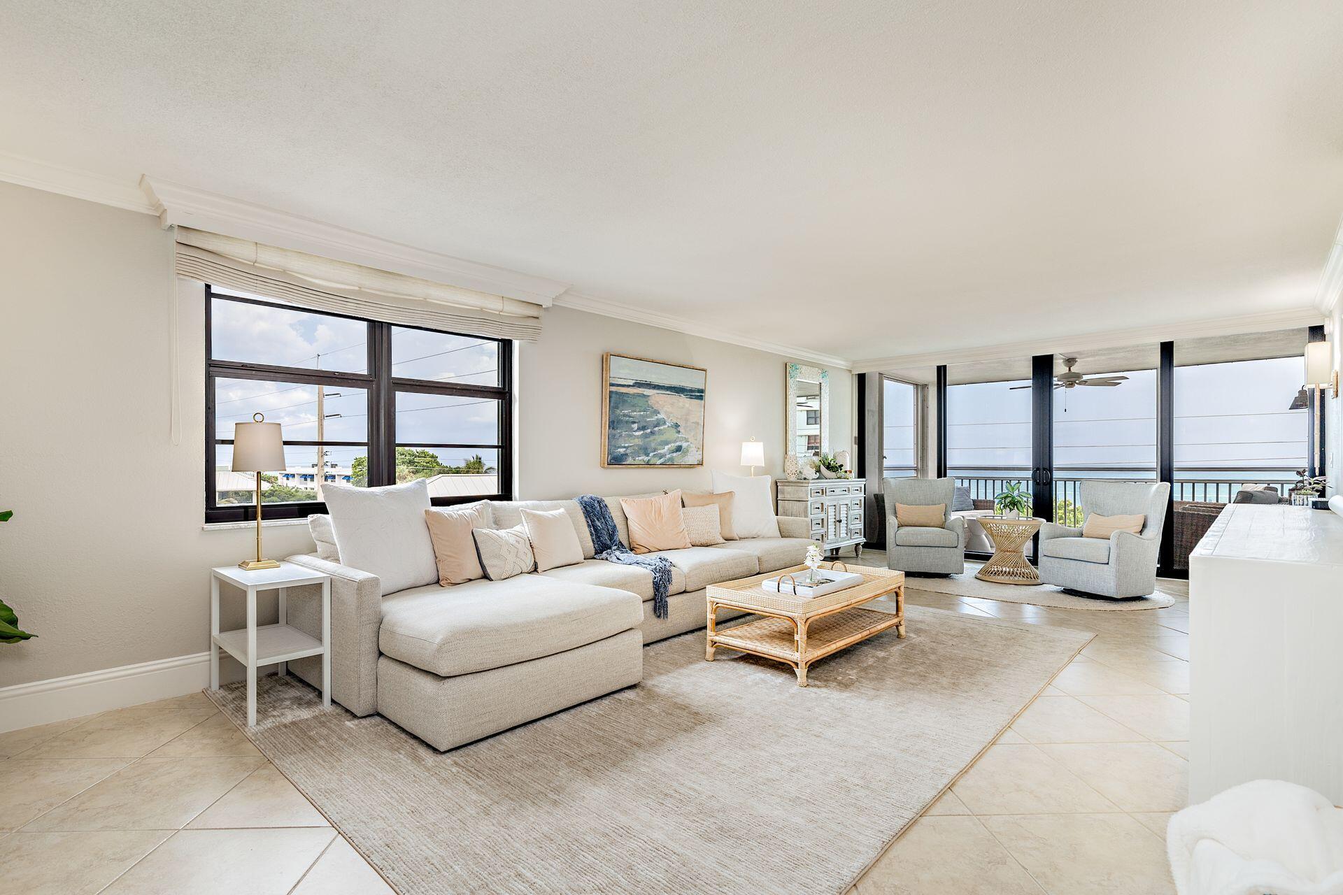 911 Ocean Drive, Unit 306 Juno Beach, FL 33408 - Photo 12 of 25 Living Room