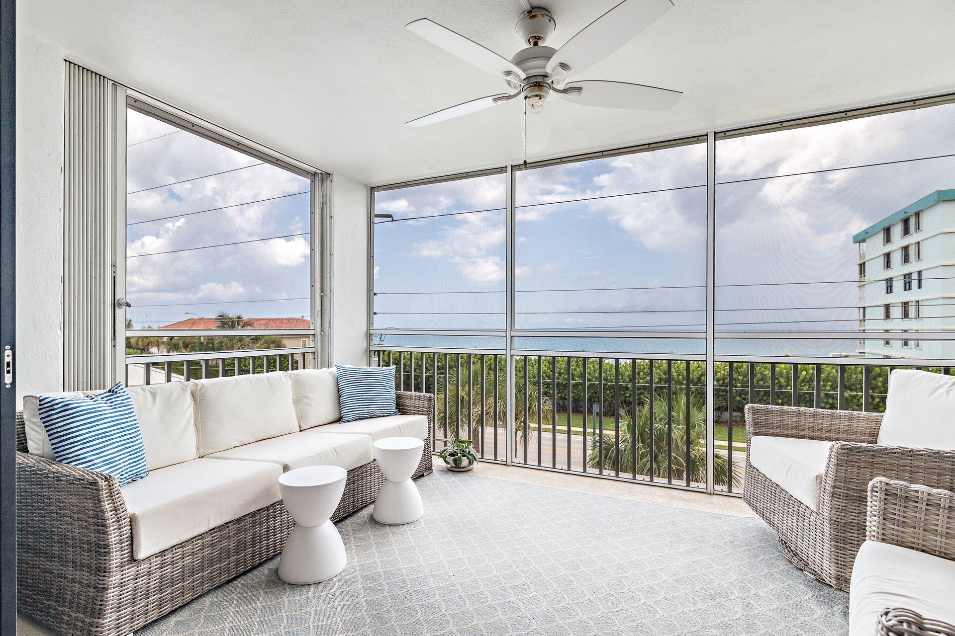 911 Ocean Drive, Unit 306 Juno Beach, FL 33408 - Photo 3 of 25 View from Balcony