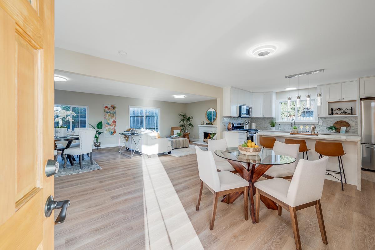 3173 Shuler Circle Marina, CA 93933 - Photo 21 of 55 a view of a dining area with furniture and wooden floor